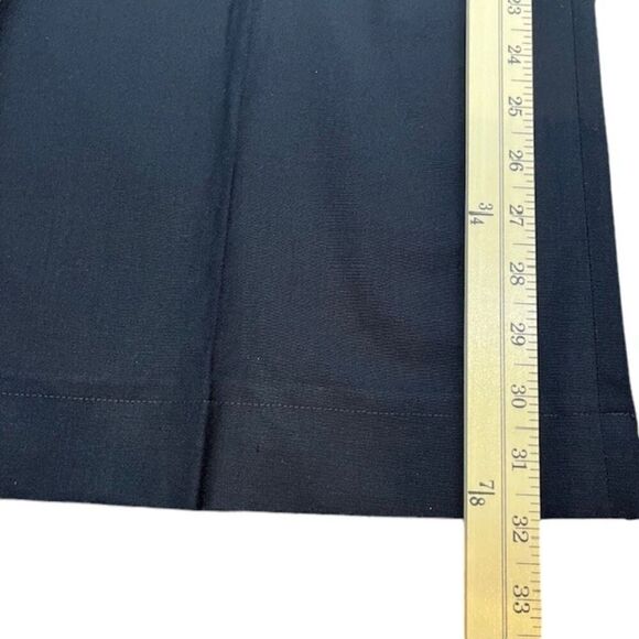 Piazza Sempione Navy Blue Flare Wide Leg Trousers Professional Size Large - Picture 5 of 8